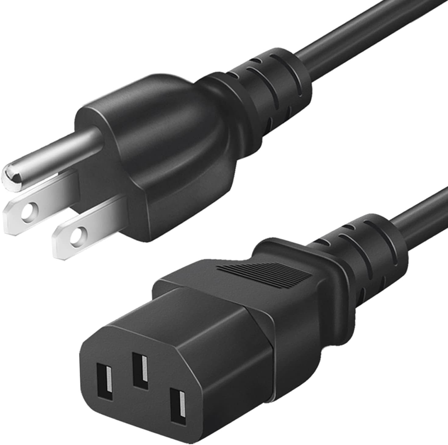 Power Cord Cable for Amplifier Musical Peavey Vox Guitar Amp PC AC Amplifiers, 18 AWG Universal AC 3-Prong Cable (10FT)