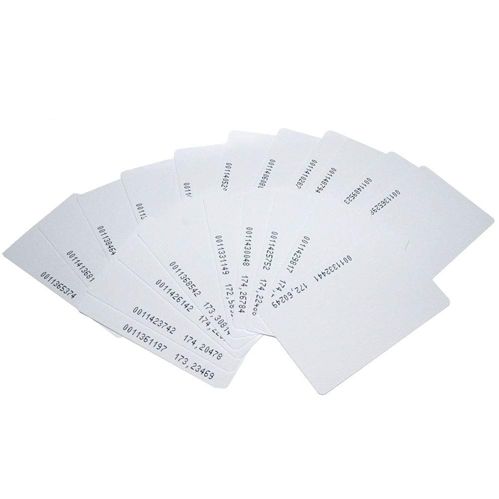 Meipire 125Khz RFID Proximity Cards, 0.8mm ID Card for Door Entry Access Control System and Attendance, Read only (30 pcs)-image-37