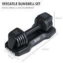 Cultsport Divo Adjustable Dumbbell (Pack of 2) for Men & Women for Fitness and Home Workout, Adjustable Dumbbell 11.4 KG gallery image