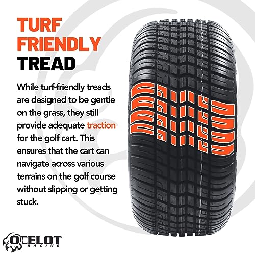 Ocelot 748-T839-0005-1 Golf Pro Ii 205 30 12 Golf Cart Tires, 4 Ply Construction, Smooth Ride, Quiet Operation thumb #4