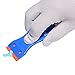 FOSHIO 1.5 Inch Plastic Razors Adhesive Sticker Remover Scraper with 10pcs Safety Plastic Razor Scraper Blades for Removing Labels, Films, Stickers and Decals