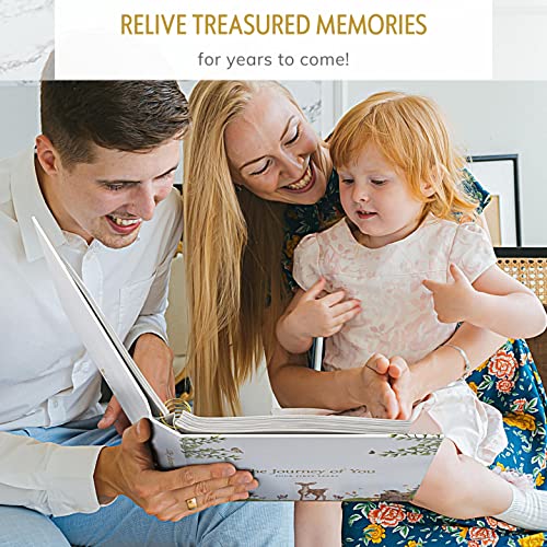 Baby Memory Book For Girl Or Boy - First 5 Year Unisex Woodland Animal Keepsake To Log New Born 1St Milestone - Gender Neutral Photo Album - Parent Scrapbook Journal - Pregnancy Gift For Expecting Mom #TOP4