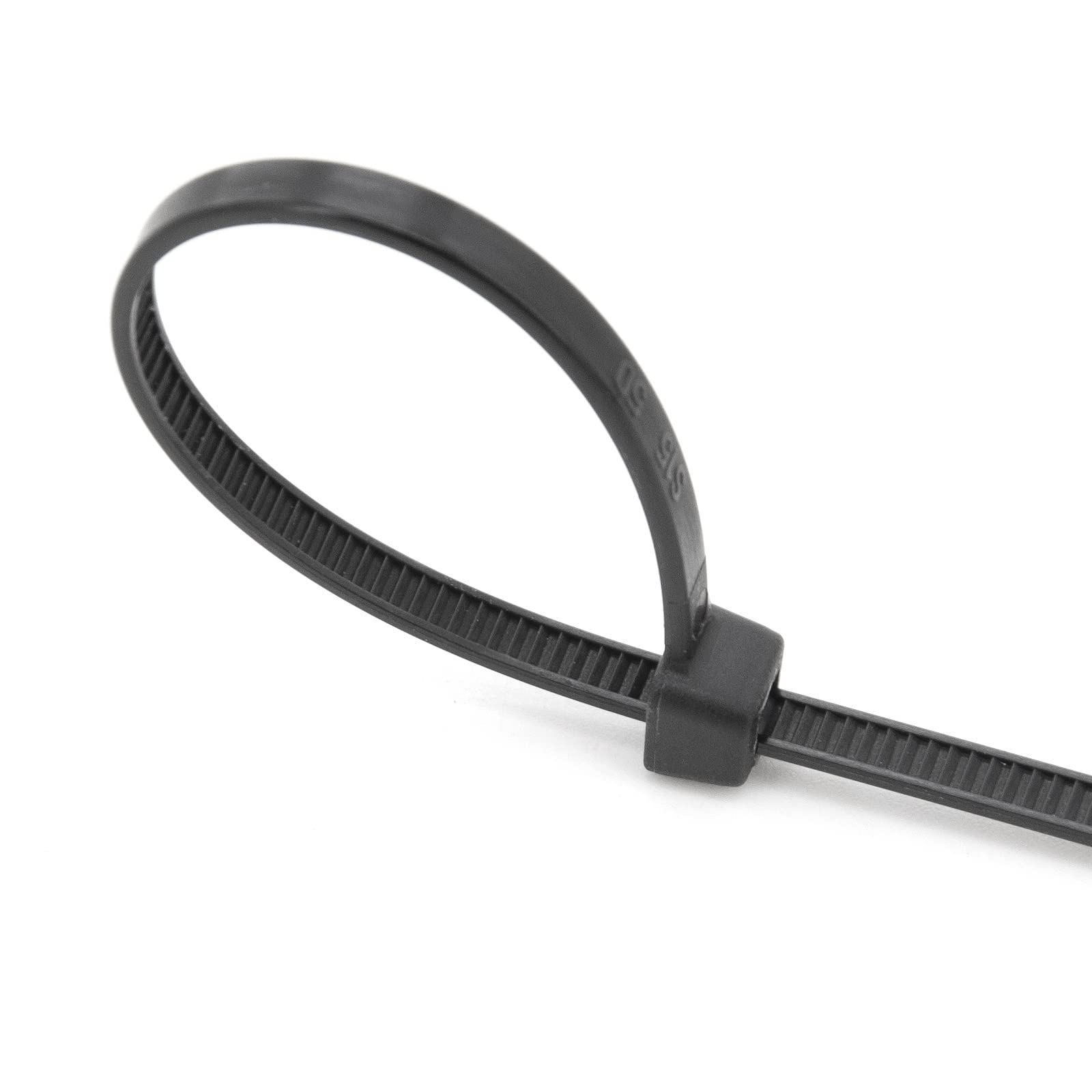 100 Stück Kabelbinder Schwarz, 450 Mm X 7,5 Mm - Nylon 66, UL-zertifiziert, Stark Und Vielseitig