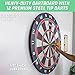 GoSports Giant Cork Dartboards - Includes 12 Giant Darts and Scoreboard - New Fun Twist on Darts, Choose Your Size