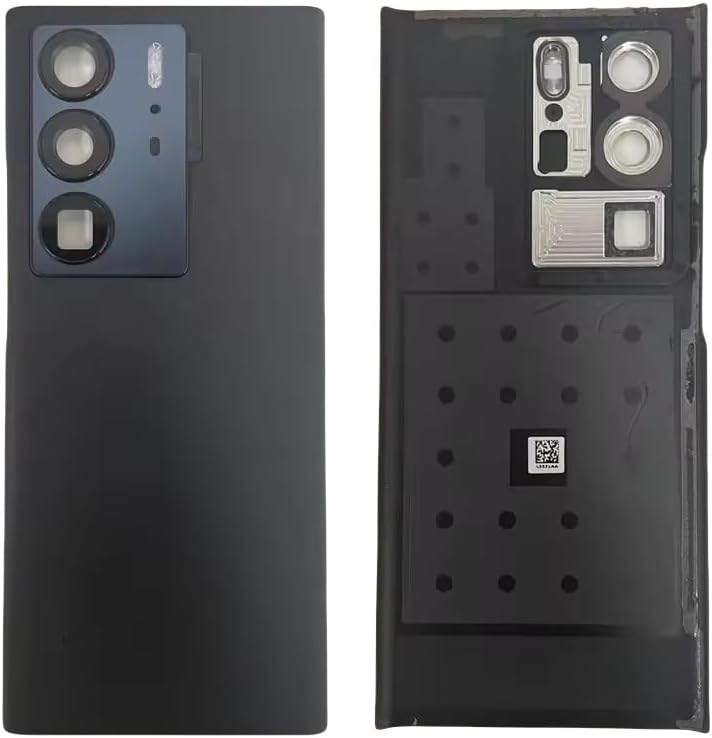 Compatible Rear Glass Back Cover for ZTE Axon 40 Ultra – Battery Door Housing Replacement Part (Silver)