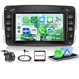 4G+64G Android Autoradio per Mercedes Benz C-W203 E-W210 CLK C209/W209 Viano/Vito W639 SLK/W170 W463 Viano Vito Vaneo, Wireless Carplay Android Auto, 7" Touchscreen Radio GPS WiFi Bluetooth FM/RDS/EQ