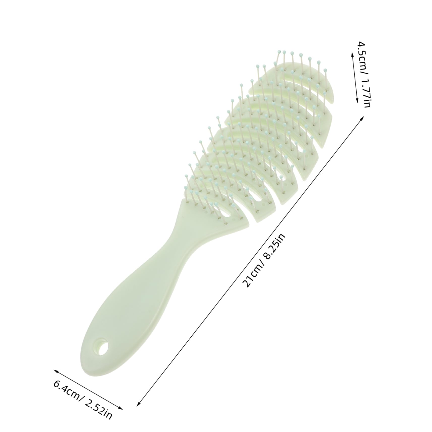 FRCOLOR 5stücke Curved Hair Detangler Comb Für Massagekamm Für Sanftes Entwirren Von Lockigem Haar Für Und Trockenes Haar Robustem