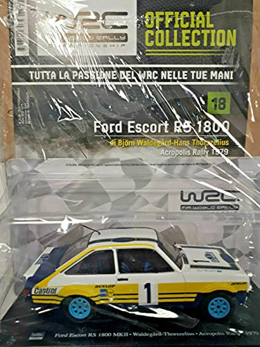  FORD ESCORT RS 1600 Auto leggendarie da rally Hachette WRC N.40 Scala 1:24