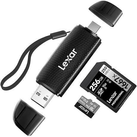 Lexar® RW310 Memory Card Reader: Your Go-To for Fast and Easy Data Transfer