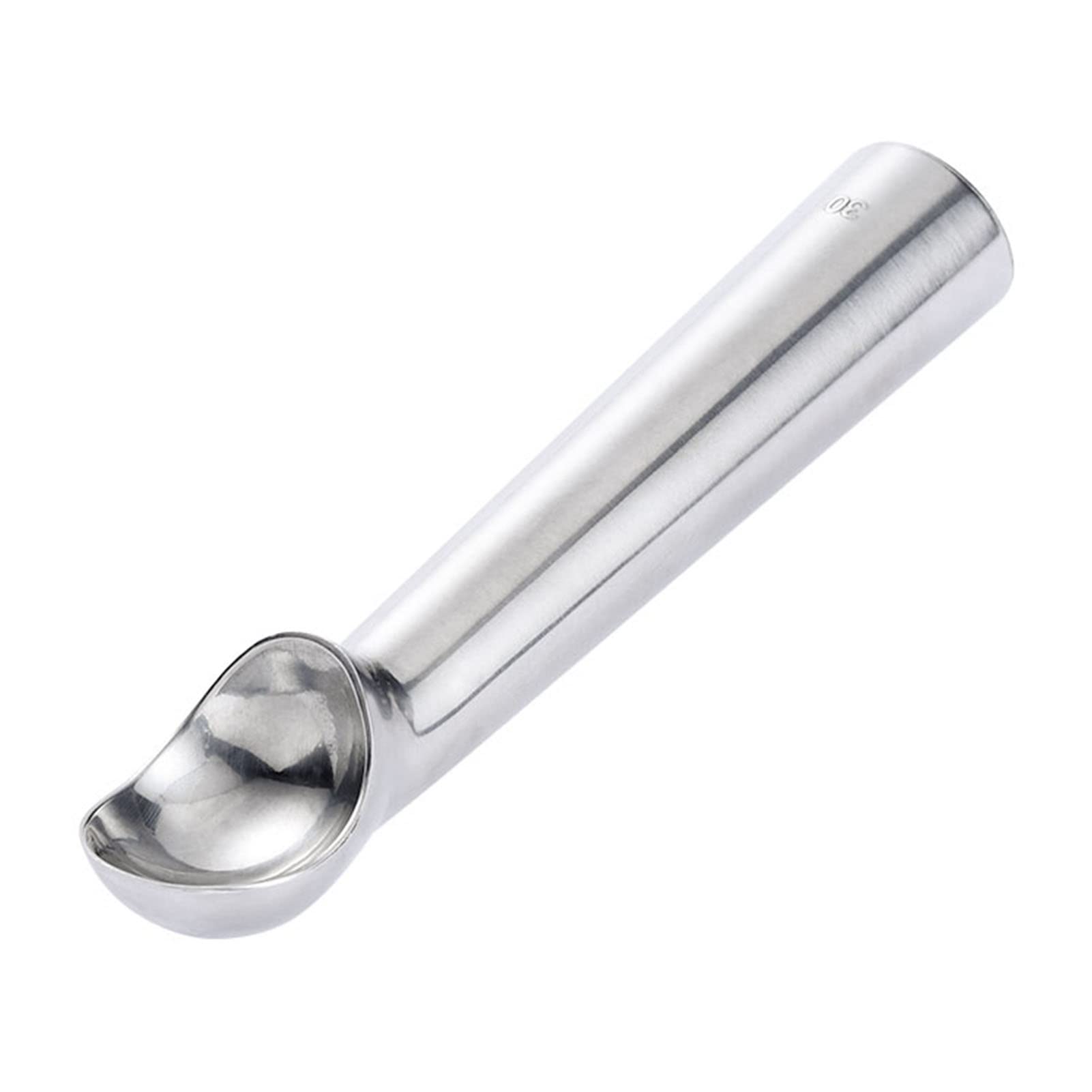 Ds. Distinctive Style - Paletta Per Biscotti #24 In Acciaio Inox 304, 2,67 Cucchiai (39,4 Ml), Con Manico In Gomma Antiscivolo, Per Gelato, Muffin E Porzioni Uniformi