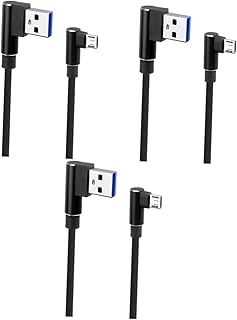 Obuyke 3Pcs Adaptador Micro USB Carregadores De Telefone Celular Cabo De Carregamento Do Telefone Tipo C Carregador Carregamento Rápido Cabo Micro USB Cabos De Carregamento Cabo De
