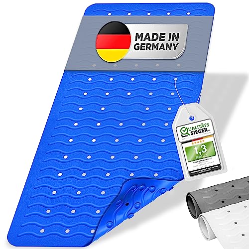 Königwerk Badewannenmatte rutschfest - 100% BPA frei [80x38cm] | Ohne PVC | Für puren Badespaß |...