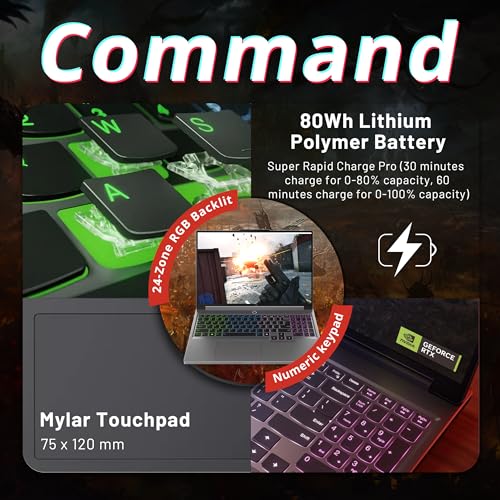 Image of Lenovo Legion 5 16 inch WQXGA 240Hz Gaming Laptop, Intel Ultra 9 275HX, NVIDIA GeForce RTX 5060, 64GB DDR5, 2TB Storage(1TB SSD+1TB Docking Station), 24-Zone RGB Backlit Keyboard, WiFi 7, Win 11 Pro, Gray