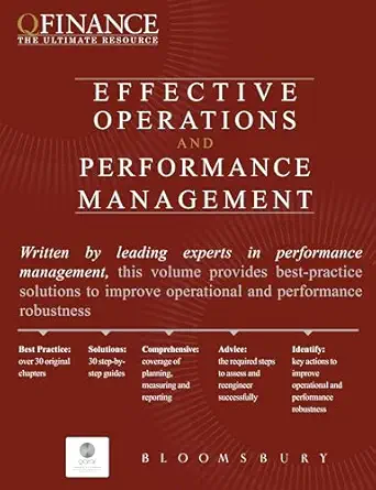 Effective Operations and Performance Management book cover