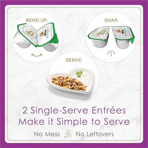 Image of Fancy Feast Purina Gourmet Wet Cat Food Variety Pack,Petites Gravy Collection,Break-Apart tubs,48 Servings - 2.8 oz. Tubs,(Pack of 24)