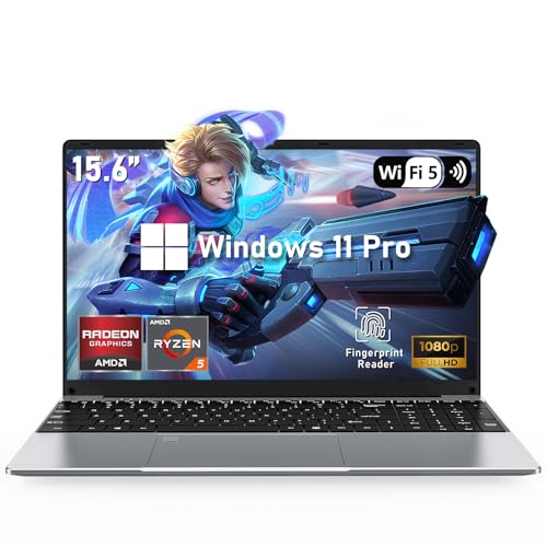 Gaming Laptop,15.6 Inch Laptop Computer,16GB RAM 1TB SSD,AMD Ryzen 5 7430U 6C/12T Processor(up to 4.3Ghz),AMD Radeon Graphics,15.6”FHD 1920 * 1080 Display,WiFi 5,BT5.0,Backlit Keyboard