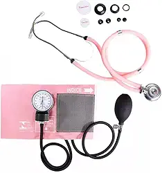 Esfigmomanômetro E Estetoscópio Rappaport Premium (Vinho)