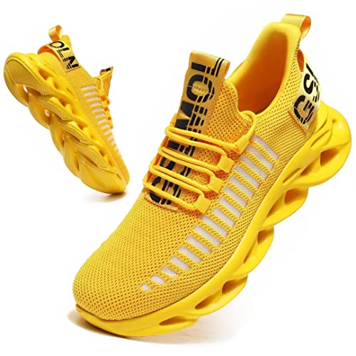 Jakcuz Women's Lace Up Walking Shoes Breathable Ultra Lightweight Sport Casual Ladies Girls Fashion Platform Sneakers