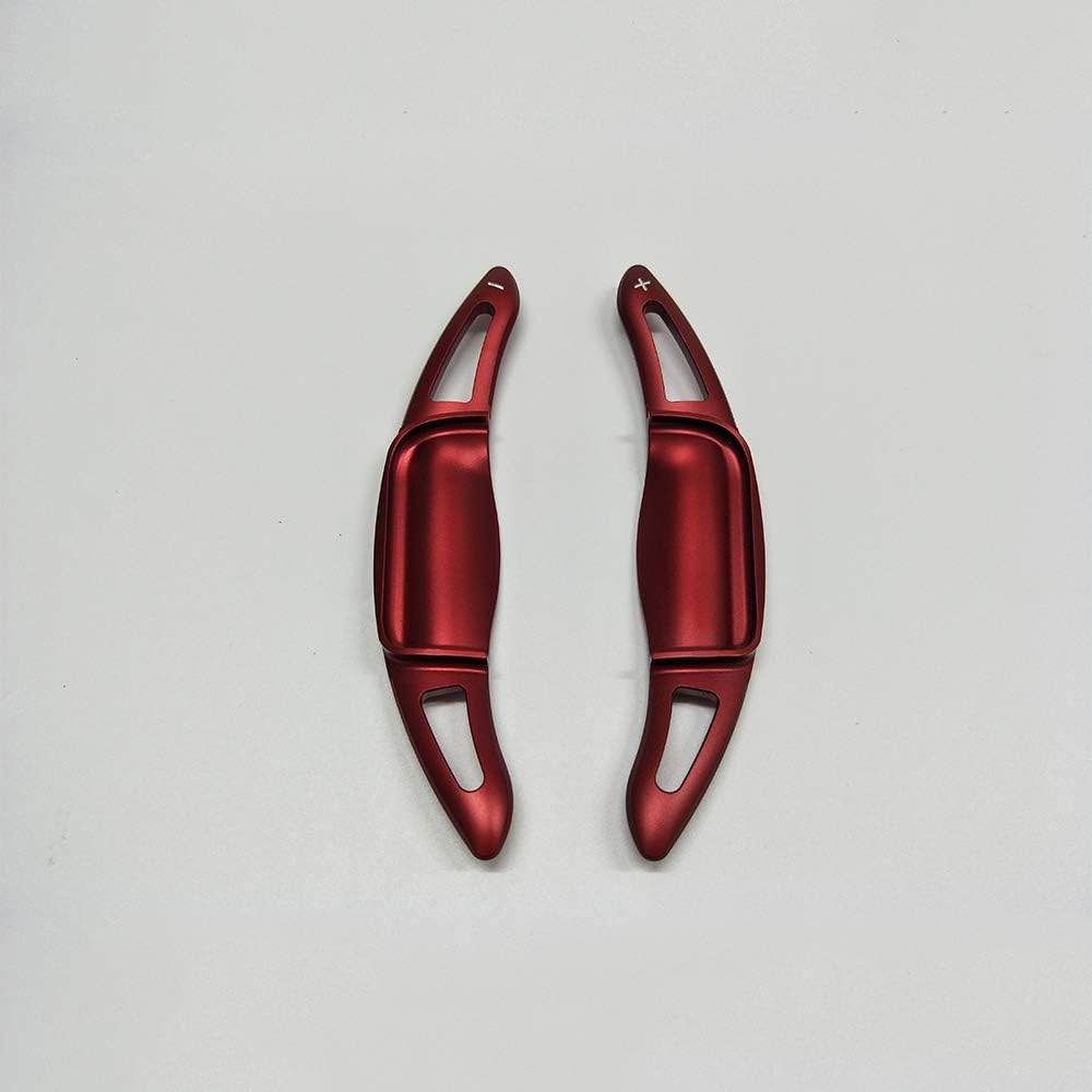 XITER Aluminum Steering Wheel Paddle Shifter Extensions Covers For Toyota Camry 2018 2019 2020 2021 2022 2023 2024(RED)