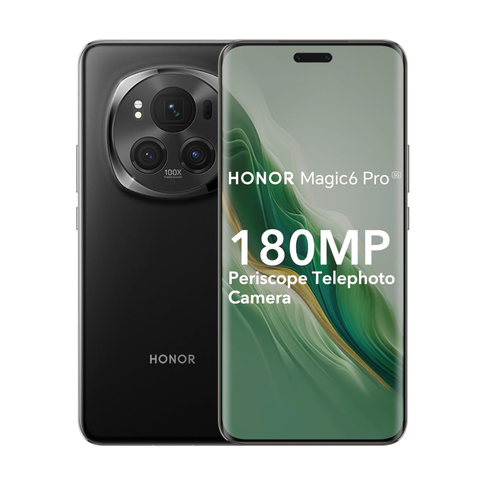 Honor Magic6 Pro 5G 12GB/512GB Black Dual SIM : Amazon.com