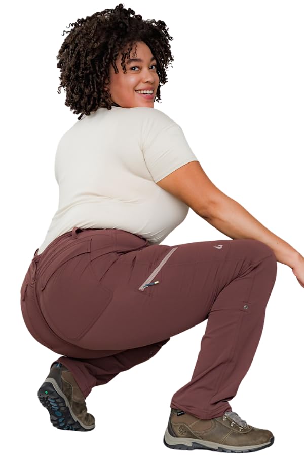 Women's Go There Hiking Outdoor Pants with GoFly Pee Zipper4