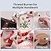 Etcokei Thread Burner with A Replacement Tip, Rechargeable Thread Zapper Tool, Cautery Pen, Sewing Supplies for Beading Jewelry Making DIY Melting Knotting, Bracelet Making, Leather Work, Ribbon Cut