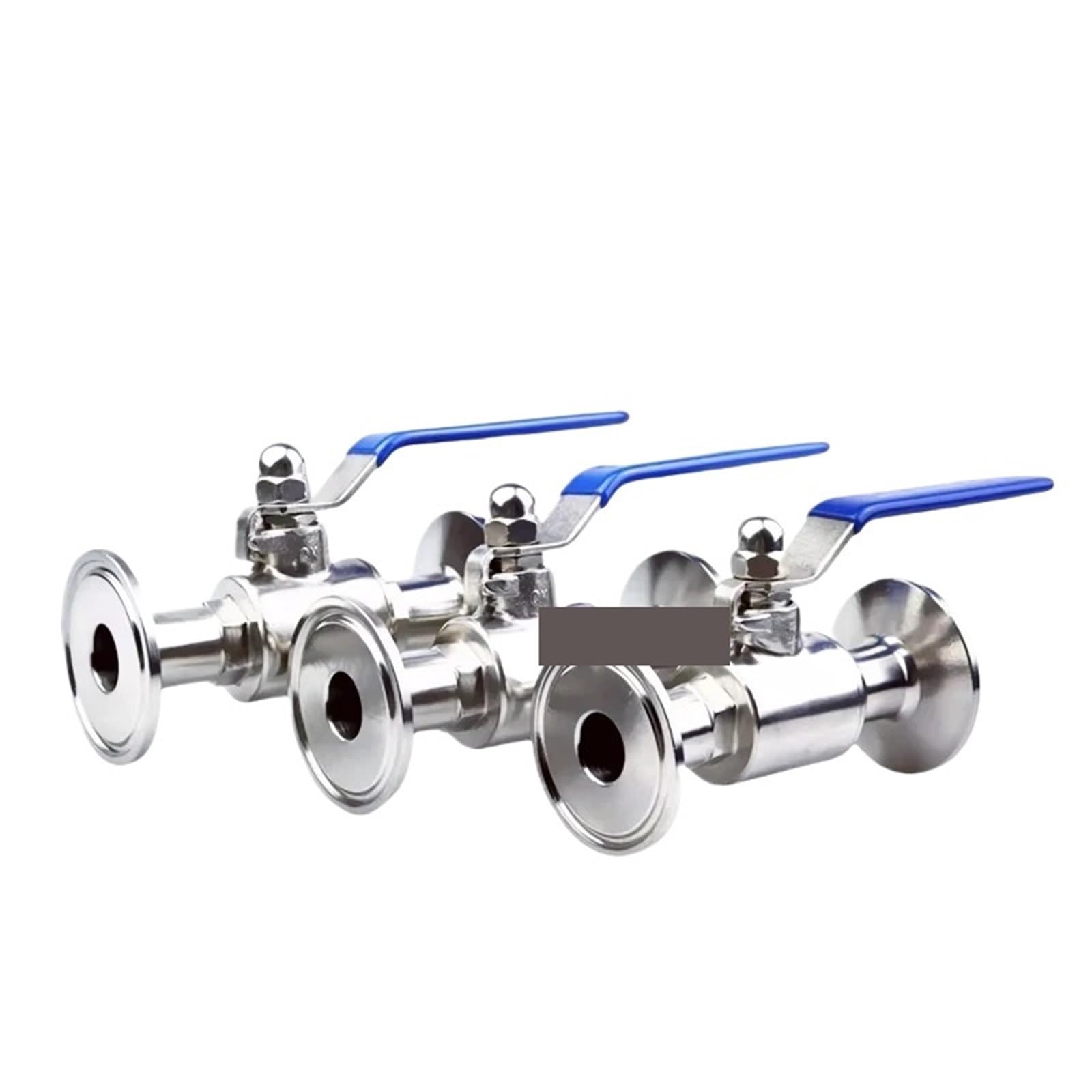 Zlgygleo 19Mm Ferrule 34 1Pcs 1.5" 2" Tri Clamp Ferrule Od 19Mm 25Mm 38Mm 50.5Mm 64Mm 304 Stainless Steel Ball Valve 3/4“ 1" 2"(,Ss304)