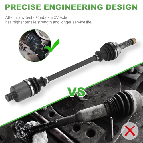 Image of CV Axle with Wheel Bearing 2 Front & 2 Rear Full Set for Polaris 2013-2018 Ranger 900 XP /Crew, 2017-2018 Ranger Crew XP 1000, Drive Half Shaft Assembly Replaces for 1332637 1332947