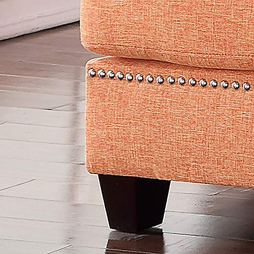 Poundex Pdex- Upholstered Sofas/Sectionals/Armchairs, Citrus #TOP5