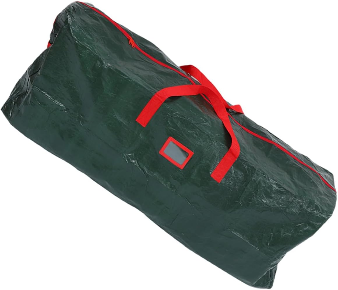 OSALADI Waterproof Large Christmas Tree Storage Bag with Zipper and Carry Handles, Dustproof Holiday Tree Organizer Pouch 135x34x68cm for Household Seasonal Décor