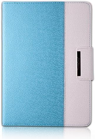 Thankscase Case Compatible with Galaxy Tab S 10.5 Rotating Case with a Bonus Screen Protector, Cover with Hand Strap, Slim Lightweight Case for Galaxy Tab S 10.5(Teal Blue)