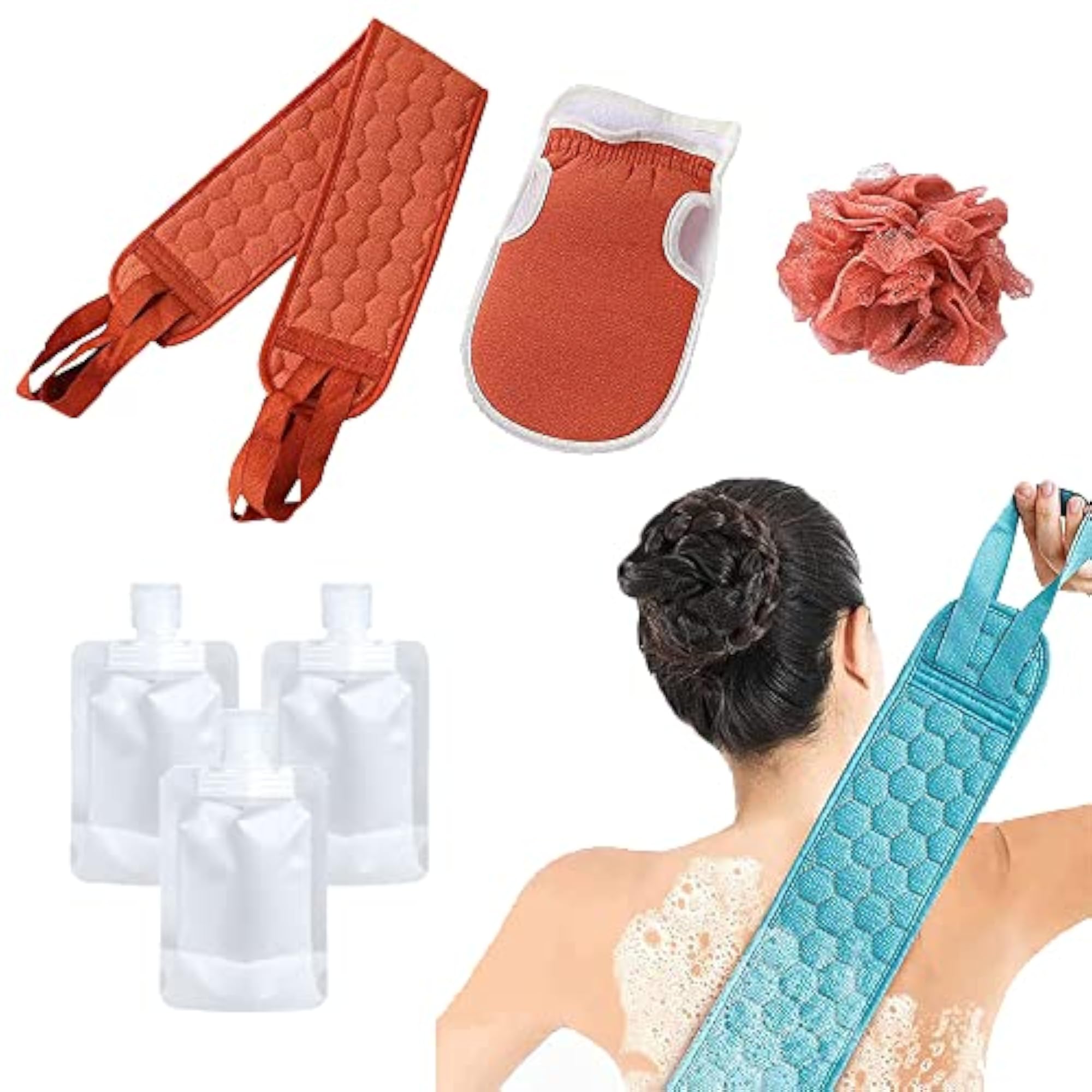 Treonca Splish Splash Exfoliating Back Scrubber