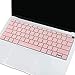 MOSISO Keyboard Cover Compatible with MacBook Air 13 inch 2019 2018 Release A1932 Retina Display with Touch ID, Waterproof Dust-Proof Protective Silicone Skin, Rose Quartz