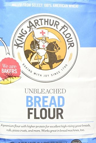 King Arthur Flour - Unbleached Bread Flour, 80 Ounce (Pack of 2)