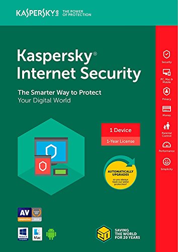 Image of Kaspersky Internet Security Version - 1 PC, 1 Year (CD)