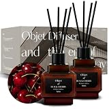 【公式】hetras ヘトラス オブジェ ディフューザー Black Cherry ブラックチェリー チェリーの香り 200ml 2個入り ルームフレグランス アロマディフューザー アロマ 香り
