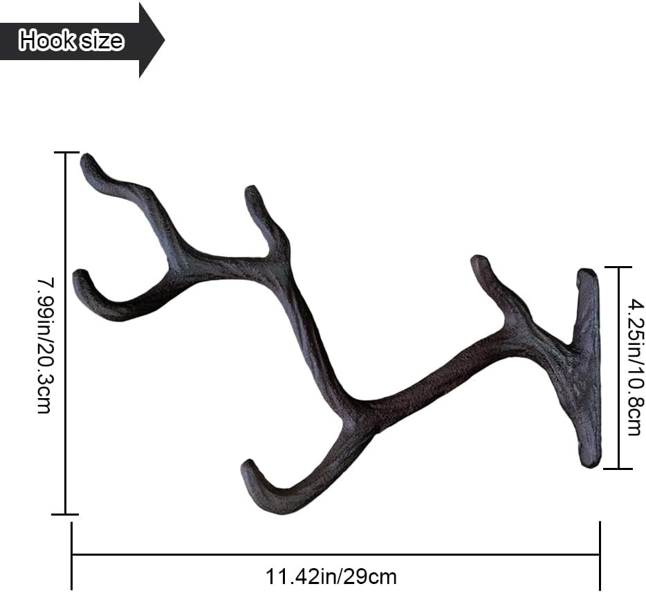 YukaBa Cast Iron Tree Branch Themed Plant Hook
