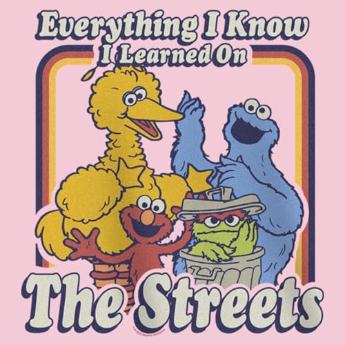 Girl's Sesame Street Everything I Know I Learned on The Streets T-Shirt2