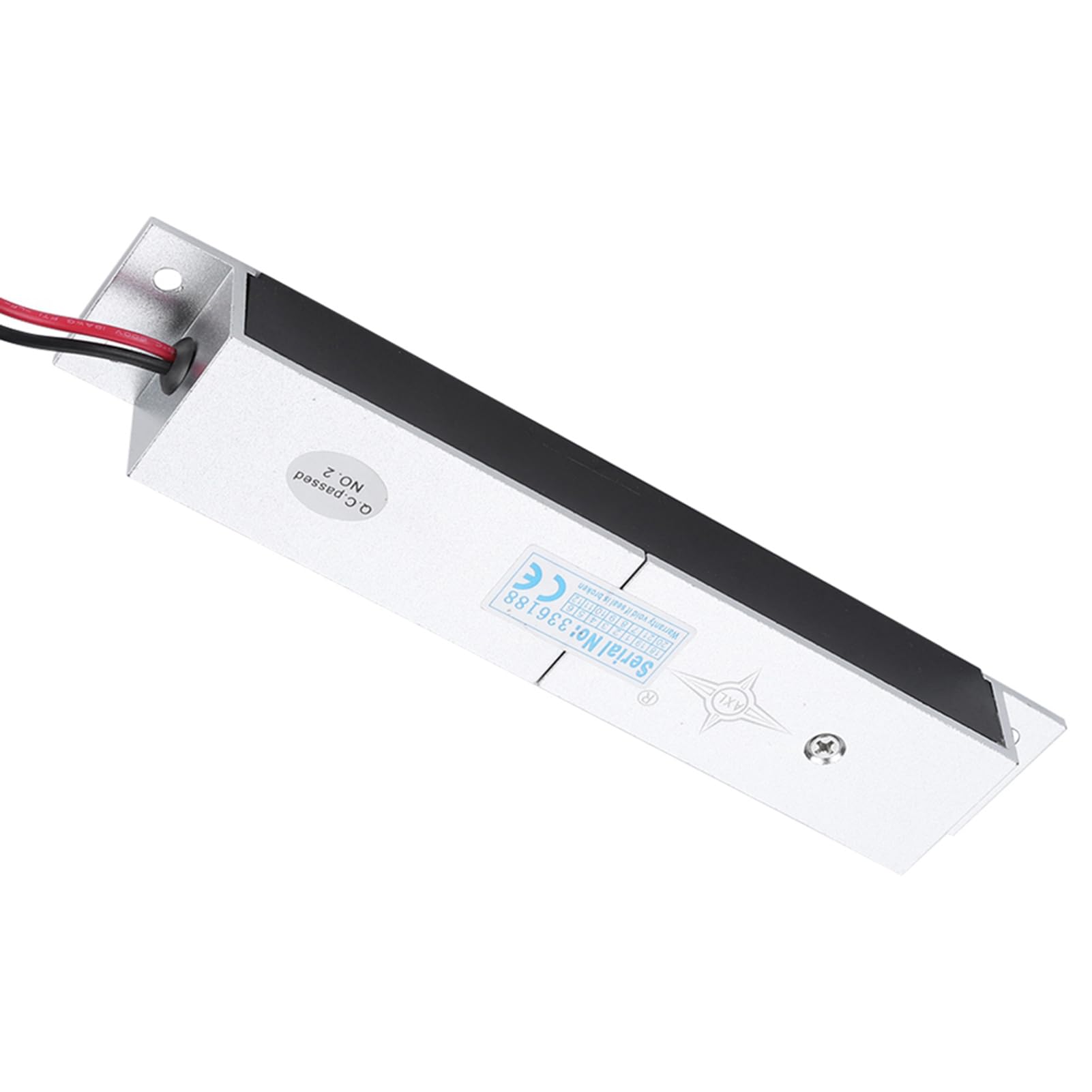 Cocoarm Elektromagnetyczny Zamek do Drzwi, 600 Lb NC 12V Siła Trzymania