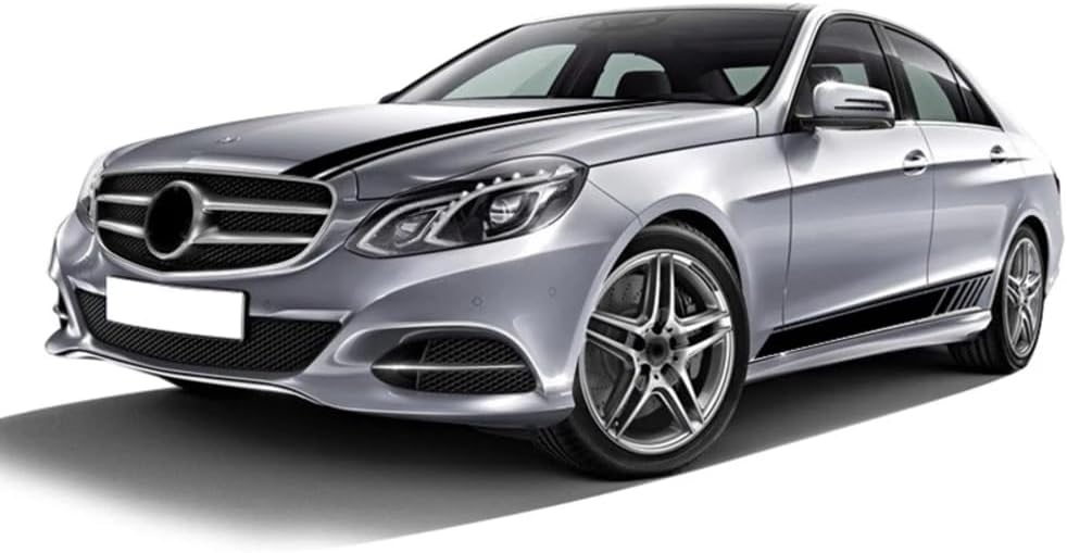 3枚 車フードデカール サイドストライプ スカートステッカー B=enz Eクラス W212 E63 AMG S212 A207 C Amazon | 2個サイドストライプスカートステッカーデカール、メルセデスベンツEクラス用W212 S212 A207 C207 E63 AMG  E200 E250 | ステッカー・デカール | 車＆バイク