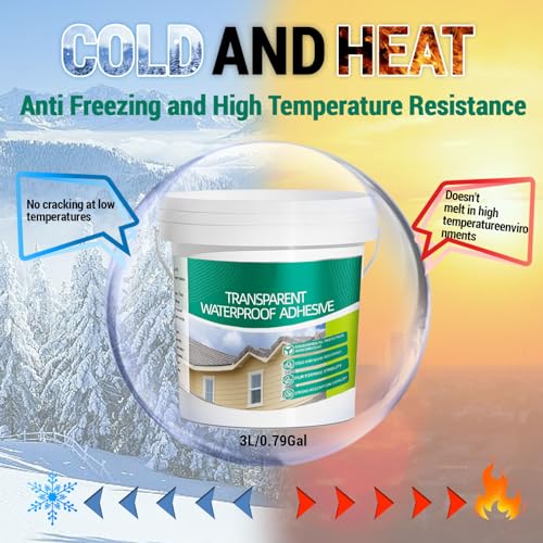 Qiveaory 2,5 kg / 101fl.oz revestimento impermeável transparente agente à prova d'água invisível de