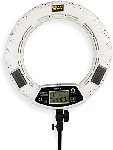 Anillo de luz LED de 18 pulgadas, 96 W, 480 SMD, estudio fotográfico, video, retrato, película, selfie, fotografía de YouTube, iluminación continua