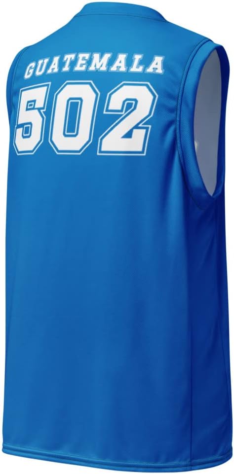 502 Guatemala Recycled Unisex Basketball Jersey, Guatemala Area Code 502 Jersey, 502 Guatemala Gift for Men & Women