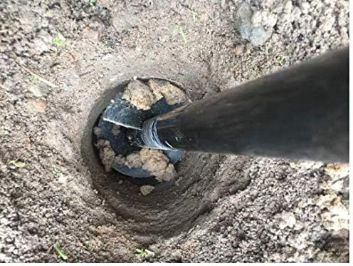 VASGOR 3.5" x 20" Auger Drill Bit for Planting - Easy Planter Garden Auger - Bulb & Bedding Plant Augers - Post Hole Digger for 3/8” Hex Drive Drill
