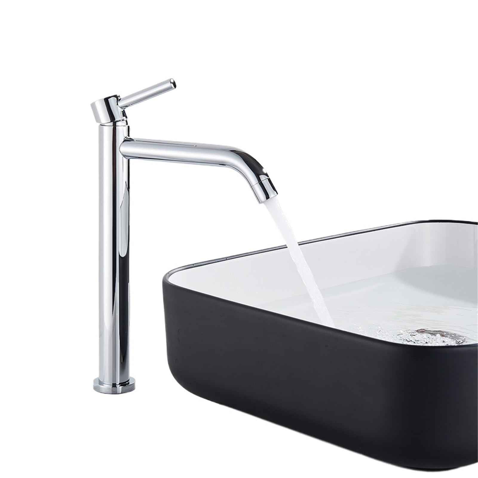 Black Basin Faucet Bathroom Washbasin Water Mixer Tap Cold Water Basin Sink Tap Bathroom Faucet Tap Brushed Gold Faucet