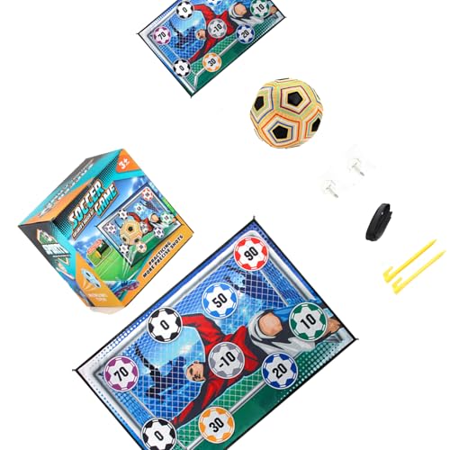 Interactive Soccer Training Mat with Spheres & Goal