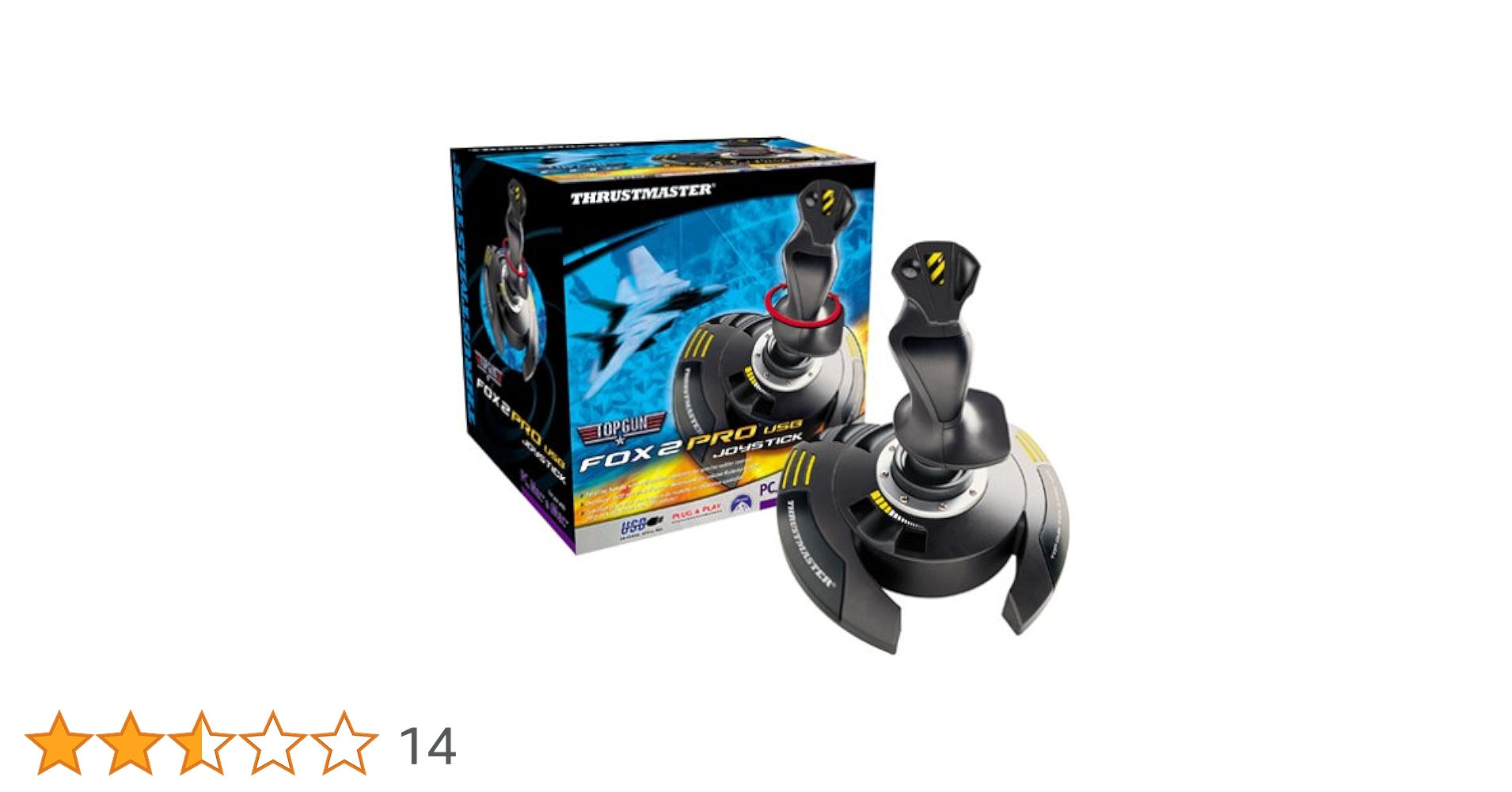 家庭用ゲームソフト Top Gun Fox 2 Pro Flightstick Top Gun Fox 2 Pro – Thrustmaster