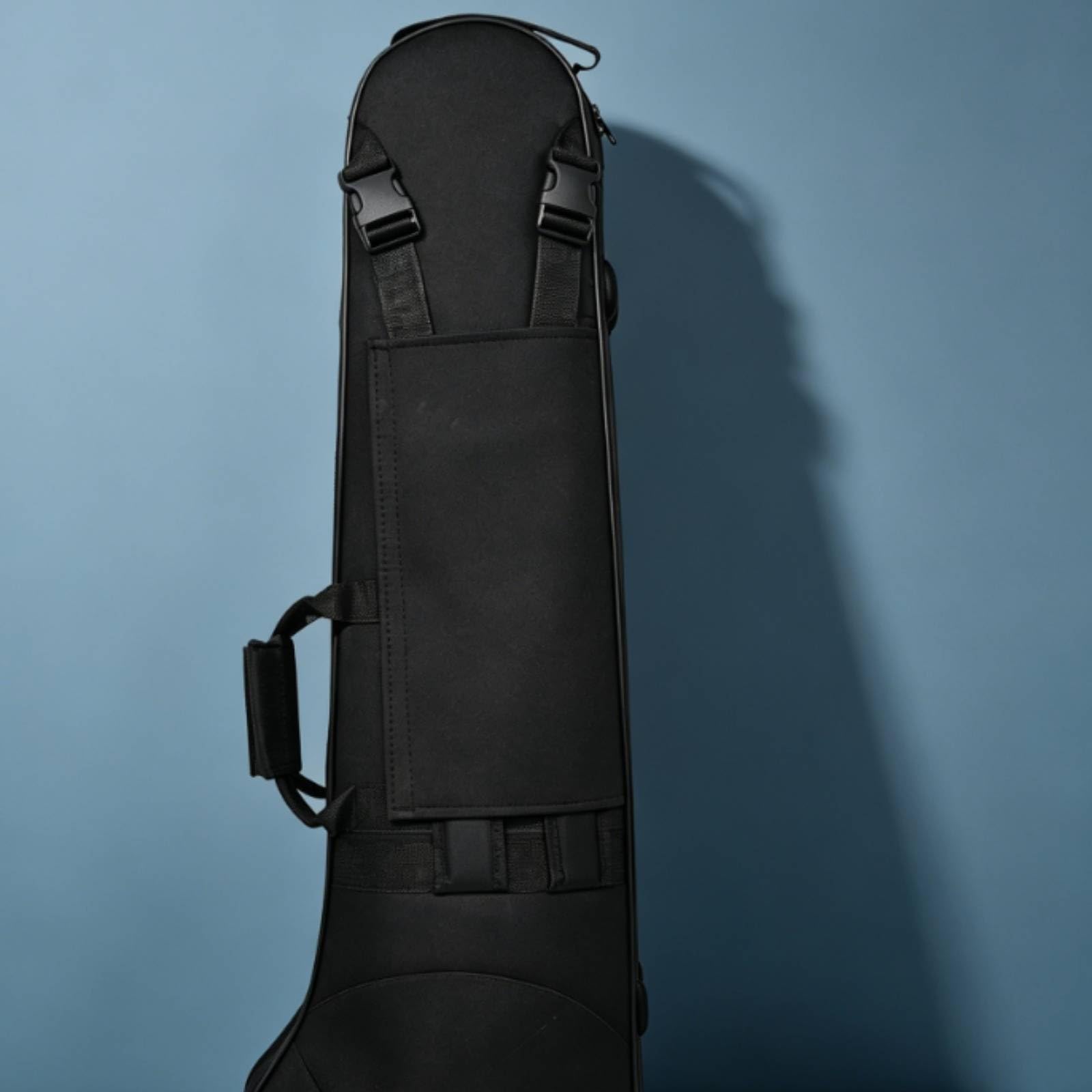 Posaunentasche mit Rucksackgarnitur wasserabweisend Posaunentasche mit Fronttasche gepolstert Posaunen-Instrumententasche für Musikstudenten, Schüler
