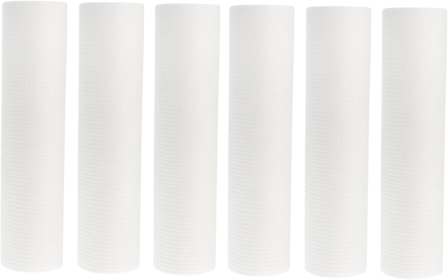 VOSAREA 6pcs Sediment Filter Cartridge for Whole House Replacement Filters Compatible with Ro Systems Non Toxic Food Grade Packaging Improves Taste and
