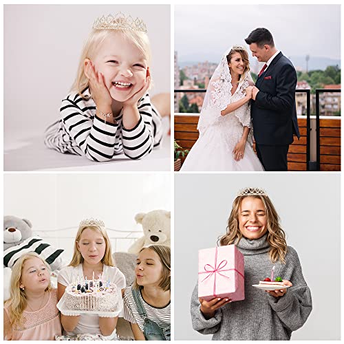 YIDOMDE Tiara gouden verjaardagssjerp voor meisjes, verjaardag, sjerp, kroon, verjaardag, hoofdtooi, meisjes, verjaardagscadeau, queen, haaraccessoires voor feesten, bruiloft en bruid - Image 8